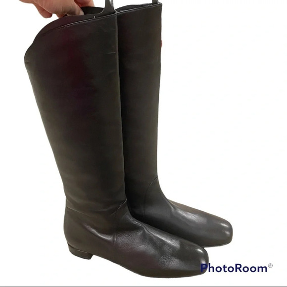NEW Stuart Weitzman Halftime Leather Tall Knee High Boots - Picture 3 of 16